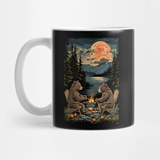 Camp Fire Bears Mug